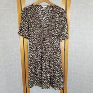 Rebecca Taylor Silk Floral Dress with Pockets Size 10